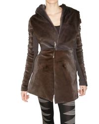 Rick Owens | Brown Kangaroo Fur Coat | Lyst