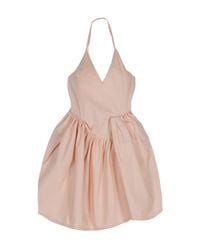 Acne Studios | Pink Gorgeous Cotton Dress | Lyst