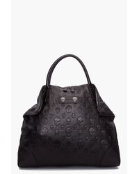 alexander mcqueen skull tote