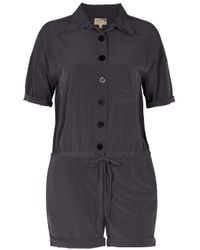 Elizabeth and James | Brown Factory Playsuit | Lyst