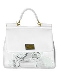 Dolce & Gabbana | White Macrame Buffalo Top Handle | Lyst