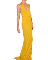 Haider Ackermann | Yellow Jersey Dress | Lyst