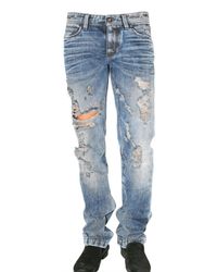 Dolce & Gabbana | Blue Audacious Destroyed Jeans for Men | Lyst