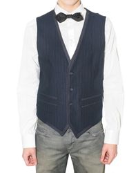 Dolce & Gabbana | Blue Single-breasted Striped Blazer for Men | Lyst