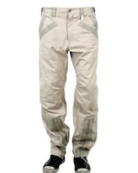 Dolce & Gabbana | Natural Grosgrain Trim Gabardine Cargo Trousers for Men | Lyst
