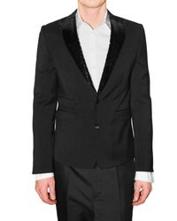 DSquared² | Black Sequin Lapel Blazer for Men | Lyst