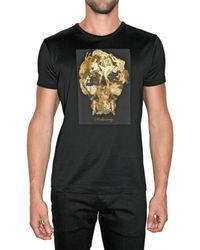 John Richmond | Black Skull Candy Jersey T-shirt for Men | Lyst