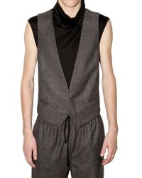 Kris Van Assche | Gray Prince Of Wales Turtleneck Vest for Men | Lyst