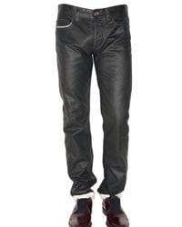 Marc Jacobs | Black 19cm Coated Denim Regular Fit Jeans for Men | Lyst
