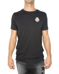 Philipp Plein | Black Skull Patch Embroidery Jersey T-shirt for Men | Lyst