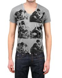 Pleasure Principle | Gray Biker Sex Print Jersey T-shirt for Men | Lyst