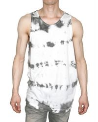Pleasure Principle | White Cotton Jersey and Chiffon Tank Top for Men | Lyst