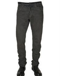 Rick Owens | Black Regular Fit Washed Denim Jeans for Men | Lyst
