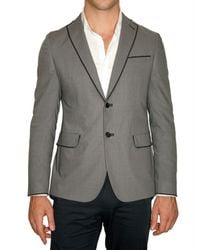 Tonello | Gray Silk Blend Superlight Wool Jacket for Men | Lyst