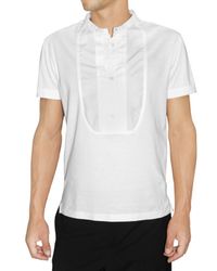 Viktor & Rolf | White Poplin Plastron Jersey T-shirt for Men | Lyst