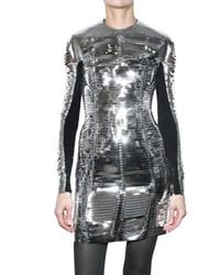 Gareth Pugh | Metallic Slit Pvc Dress | Lyst