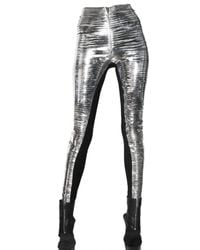 Gareth Pugh | Slit Metallic Pvc Trousers | Lyst
