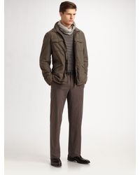 Armani | Natural Packable Travel Jacket for Men | Lyst