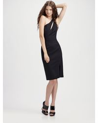 Black Halo | Black Nadia One-shoulder Dress | Lyst