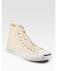 Converse | Jack Purcell Johnny Mid-top Sneakers/natural for Men | Lyst