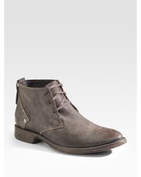 DIESEL | Natural Plucky Ankle Boots/suede for Men | Lyst