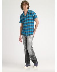 DIESEL | Blue Viker Straight-leg Jeans/grey for Men | Lyst