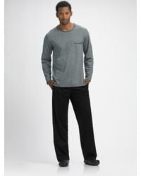 Hanro | Black Long-sleeve Pajamas for Men | Lyst