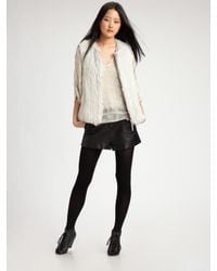 Joie | Black Denver Leather Shorts | Lyst