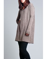 Organic By John Patrick | Natural Cashmere U-neck L/s | Lyst