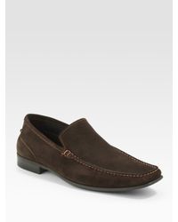 To Boot | Brown Suede Loafers for Men | Lyst