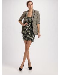 Elizabeth and James | Gray Preppy Striped Blazer | Lyst