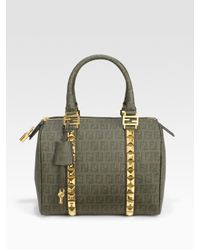 Fendi | Green Forever Boston Bag | Lyst