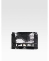 Judith Leiber | Black Genevieve Crystal Clutch | Lyst