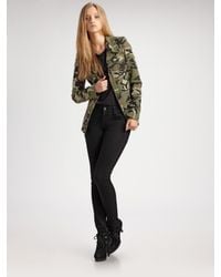 Larok | Green Officer Camouflage Jacket | Lyst