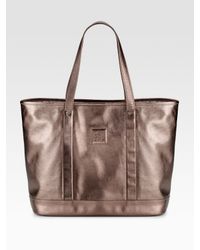 Longchamp | Metallic Happy Large Leather Tote | Lyst