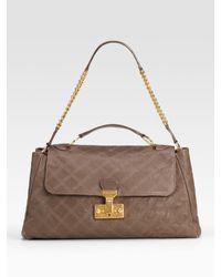 Marc Jacobs | Brown Baroque Quilting Minetta Shoulder Bag | Lyst