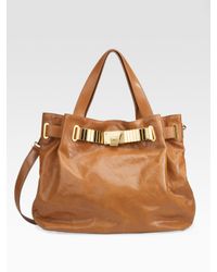 Michael Kors | Brown Hadley Large Leather Tote | Lyst