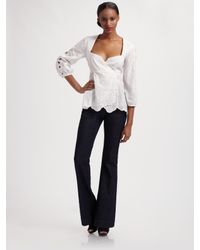 Nanette Lepore | White Estancia Top | Lyst