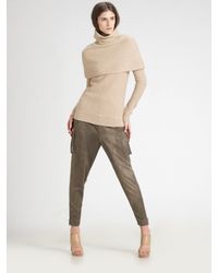 Ports 1961 | Natural Honeycomb Capelet Sweater | Lyst