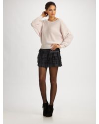Rebecca Taylor | White Dolman-sleeve Sweater | Lyst