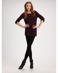 Splendid | Red Rugby Stripe Tunic Top | Lyst