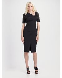 Black Halo | Black Leighton Dress | Lyst