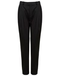 Boy by Band of Outsiders | Blue Draped Pleated Pants | Lyst