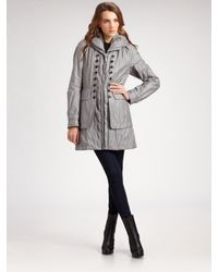 Creenstone | Gray Military Button Jacket | Lyst