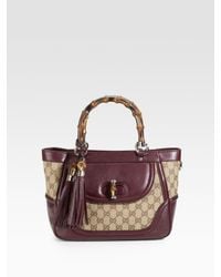 Gucci | Brown Bamboo-handle Tote | Lyst