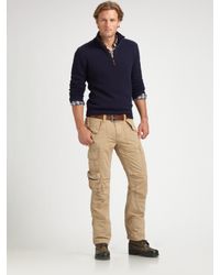 Polo Ralph Lauren | Blue Half-zip Merino Sweater for Men | Lyst