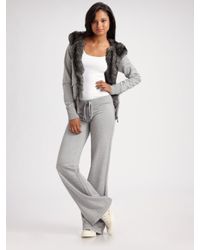 Twisted Heart | Gray Knit Drawstring Pants | Lyst