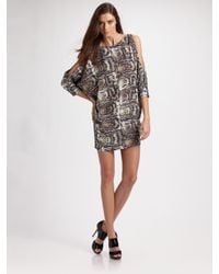 Camilla & Marc | Gray Alpha Silk Dress | Lyst