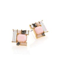 kate spade new york | Metallic Neapolitan Cluster Stud Earrings | Lyst