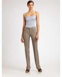 Armani | Blue Stretch Silk Camisole | Lyst